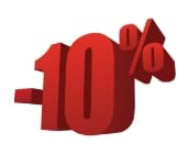 Скидка 10% на доб. элементы
